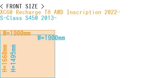 #XC60 Recharge T8 AWD Inscription 2022- + S-Class S450 2013-